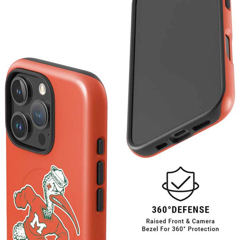 University of Miami Sebastian Mascot iPhone 16 Pro Magsafe Impact Case